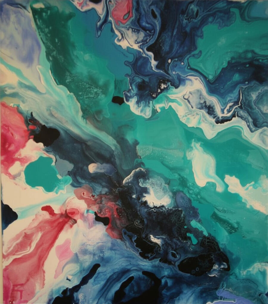Untitled, Acrylic on canvas, 92x112cm, not available