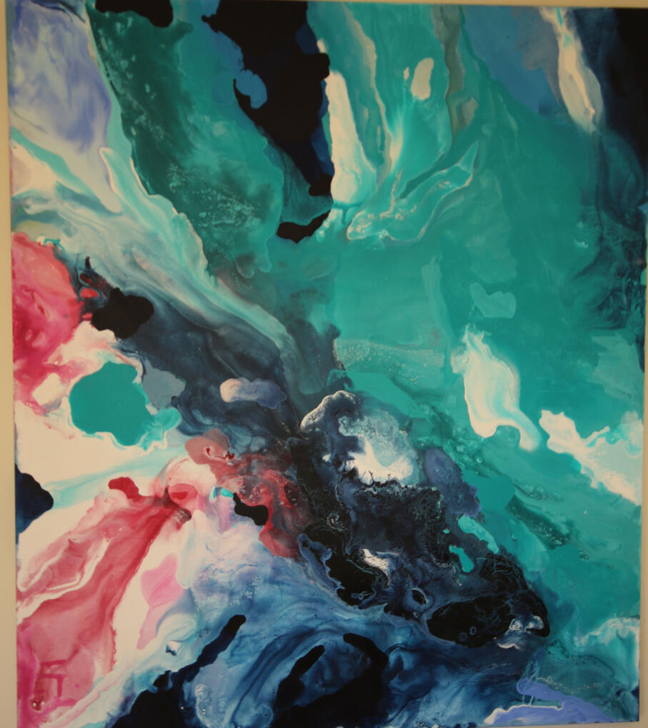 Untitled, Acrylic on canvas, 92x102cm, not available